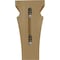Ekena Millwork 5"W x 5 3/4"D x 10"H Medium Nevio Wood Corbel, Cherry CORW05X05X10NECH - alternate 2